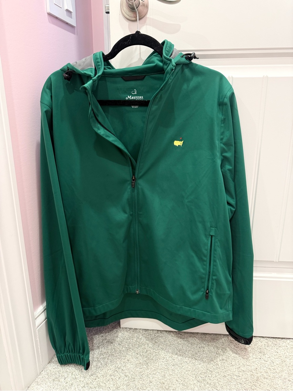 Masters Tech Green Jacket with White Logo